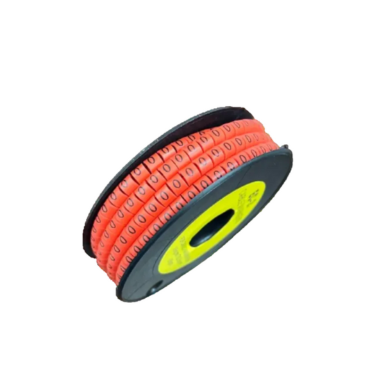 Grippes Cable Marker Red - O for organized cable management and clear labeling of wires
