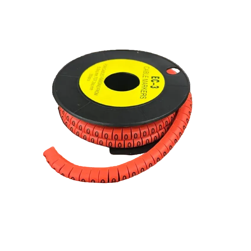 Grippes Cable Marker Red - O on a spool, designed for organizing and labeling cables