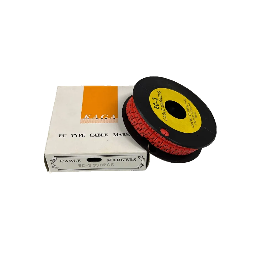 Grippes Cable Marker Red - Z with 350 pieces in a sturdy packaging for organized cable management