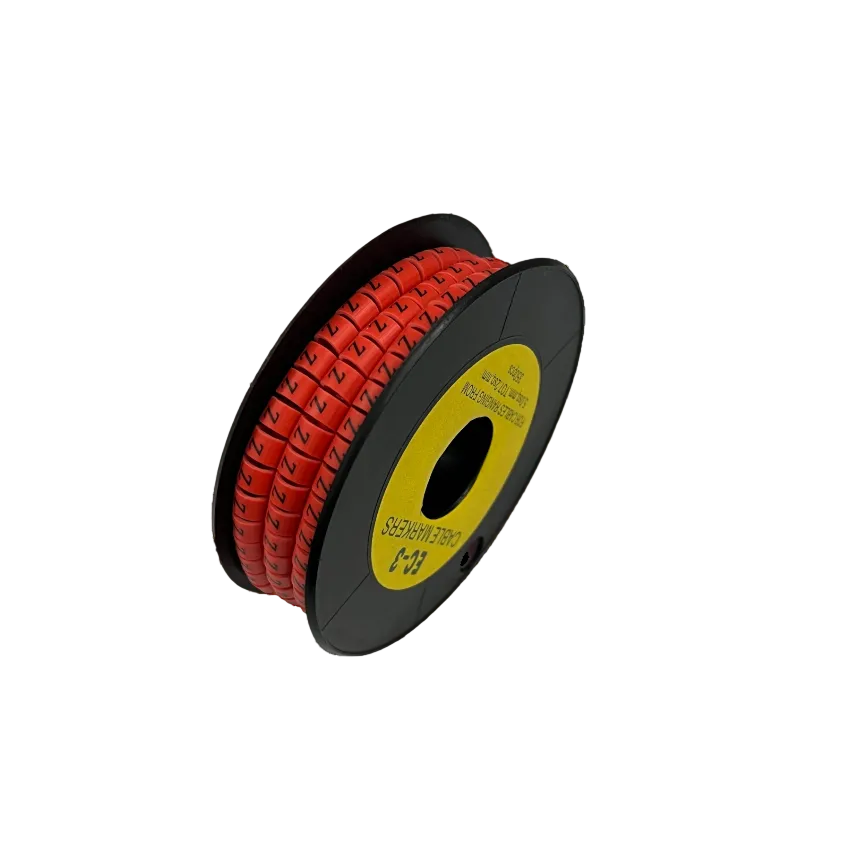 Grippes Cable Marker Red - Z on reel, ideal for organizing and labeling cables