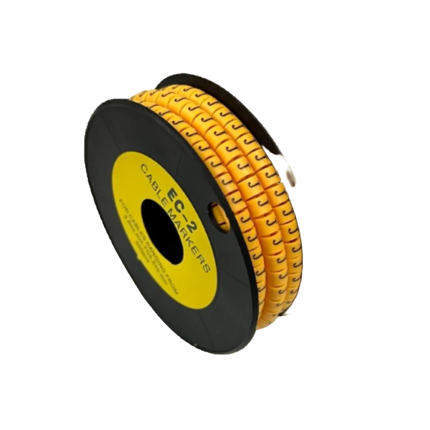 Grippes Cable Marker Yellow - J on a roll for effective cable organization and identification