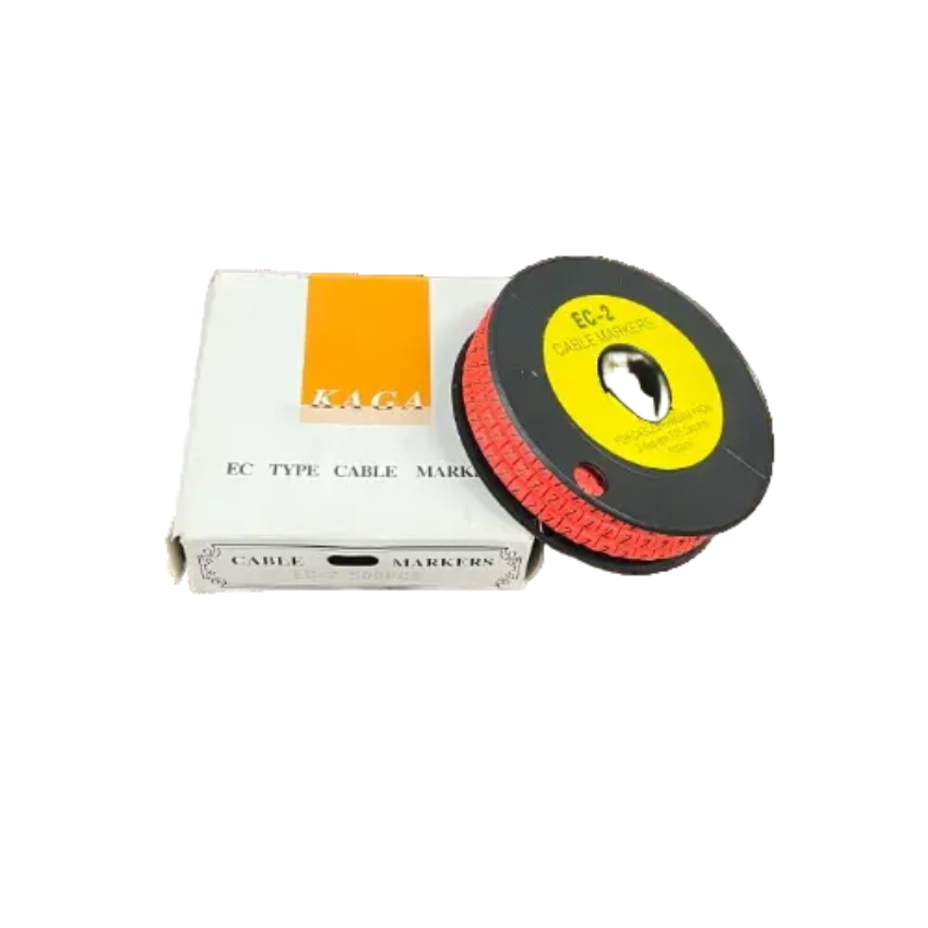 Grippes Cable Marker Z - Red in a spool, designed for effective cable management and identification