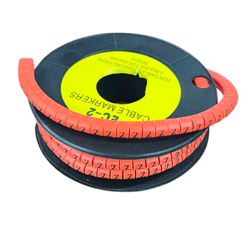 Grippes Cable Marker Z - Red on a spool for organizing and labeling cables efficiently