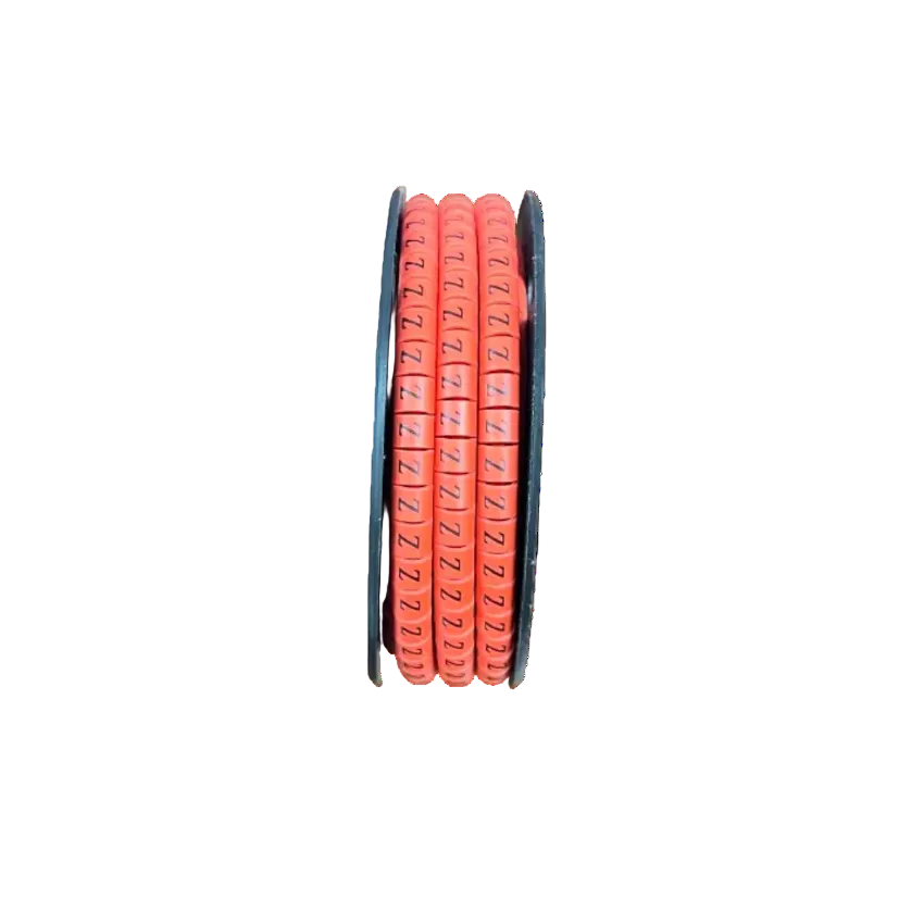 Grippes Cable Marker Z - Red on a spool for organized cable management and labeling solutions