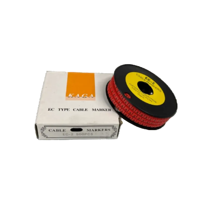 Grippes 500pcs Cable Marker Red on spool for organizing and identifying cables easily