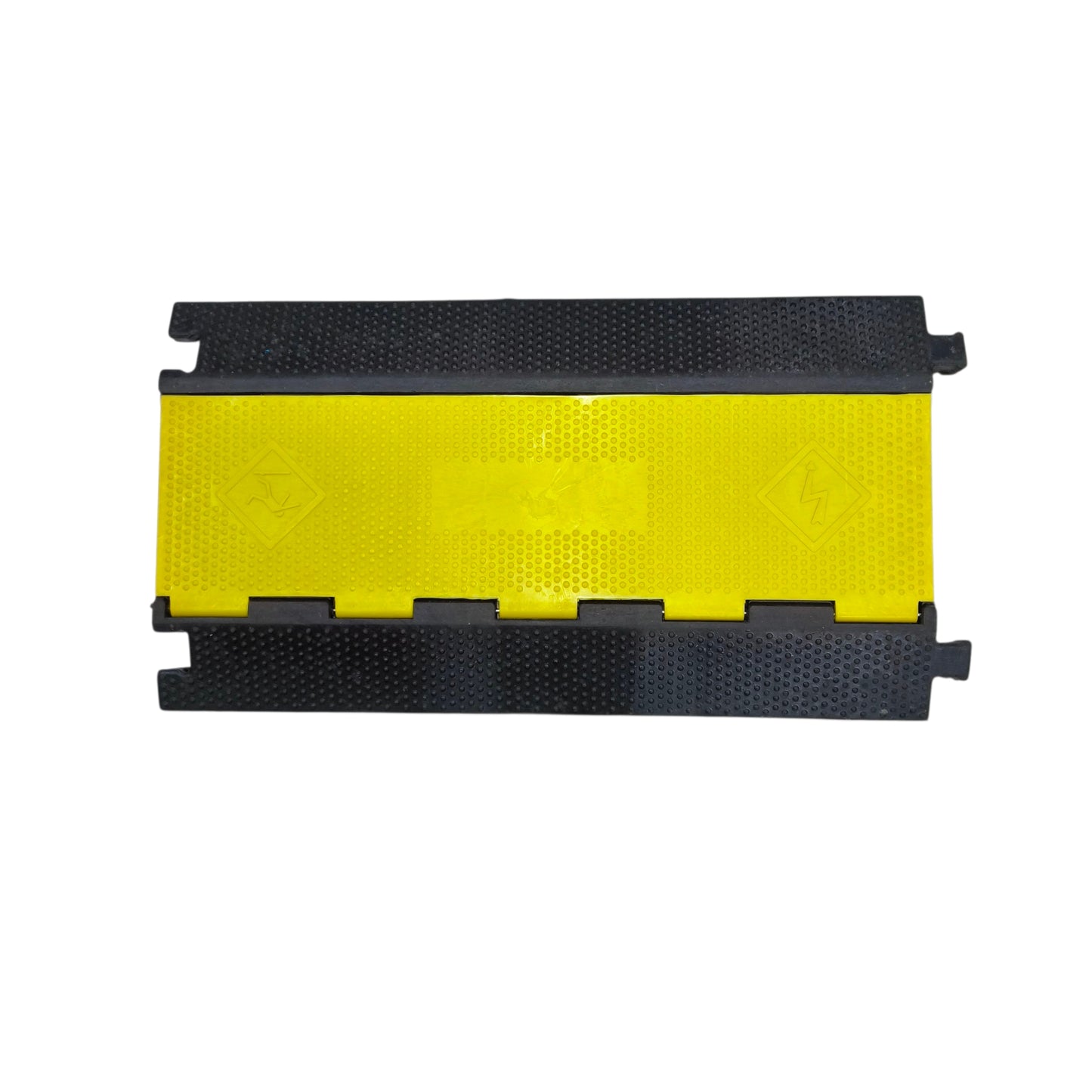 Grippes Cable Ramp Protector 5 Channel in Yellow and Black for Safe Cable Management