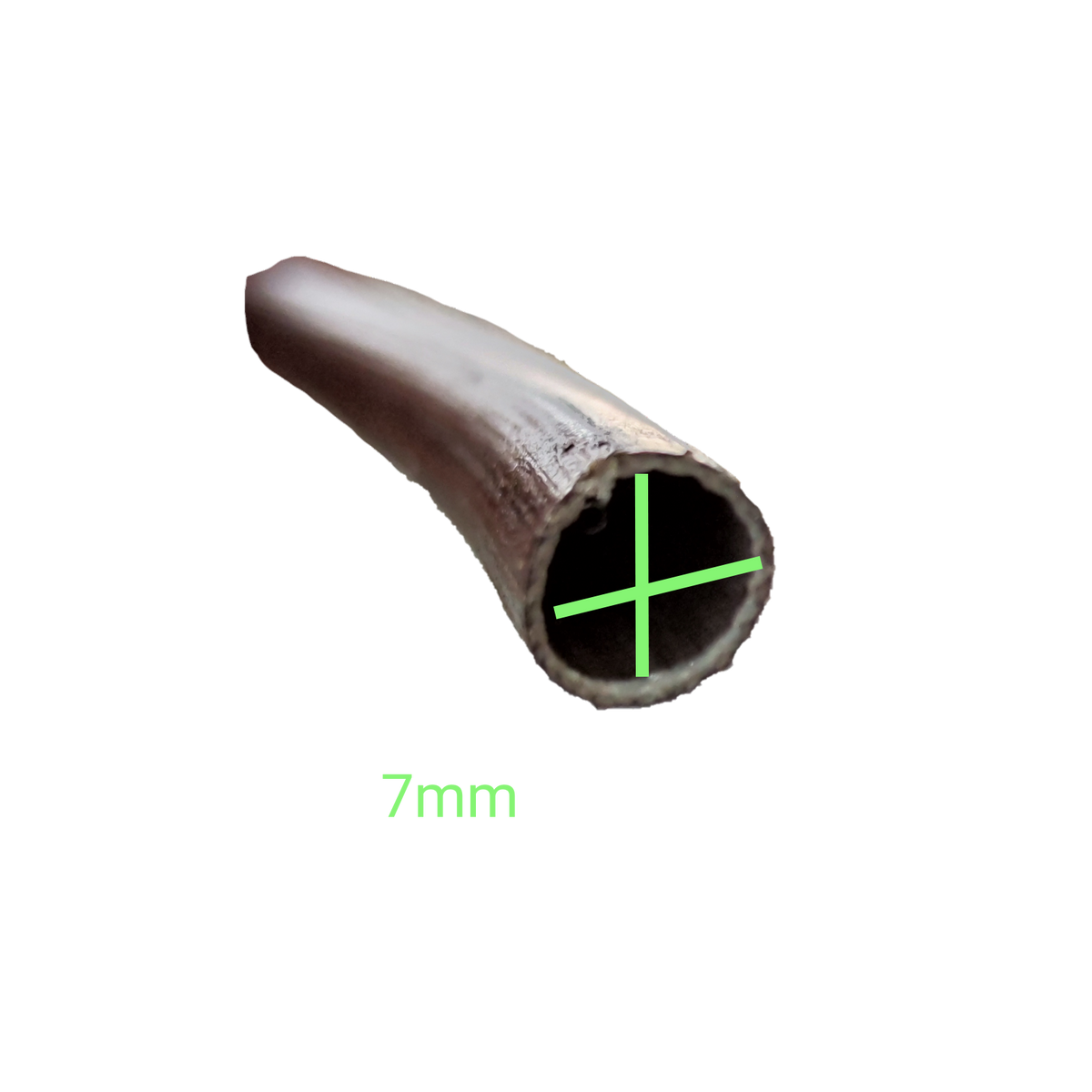 Close-up of Cambric Tubing 80cm Length with 7mm diameter for electrical circuitry and parts