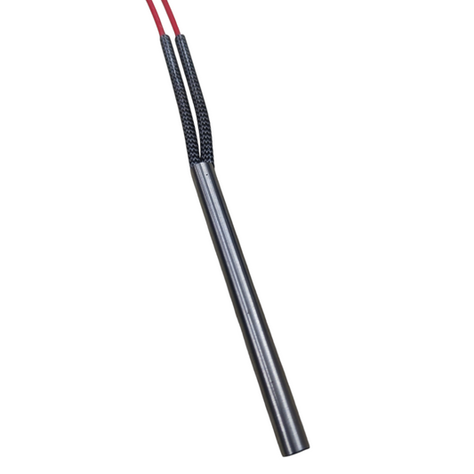 Local brand electric heater featuring a sleek black Cartilage Heating Element with red wires