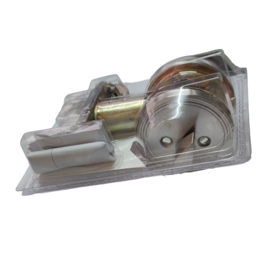 Deadbolt Single Cylinder ( Herks) HL3001SS Chrome