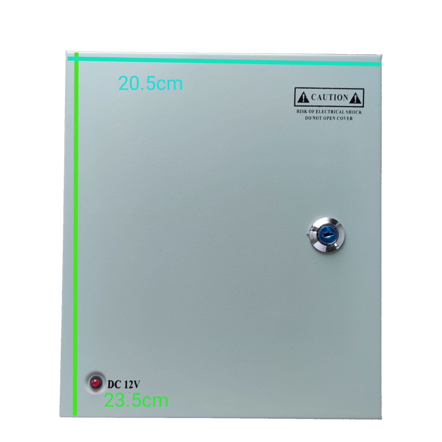 ZwitseRise CCTV Power Supply 12V 15A 220V 9 Channels with secure enclosure for reliable surveillance systems