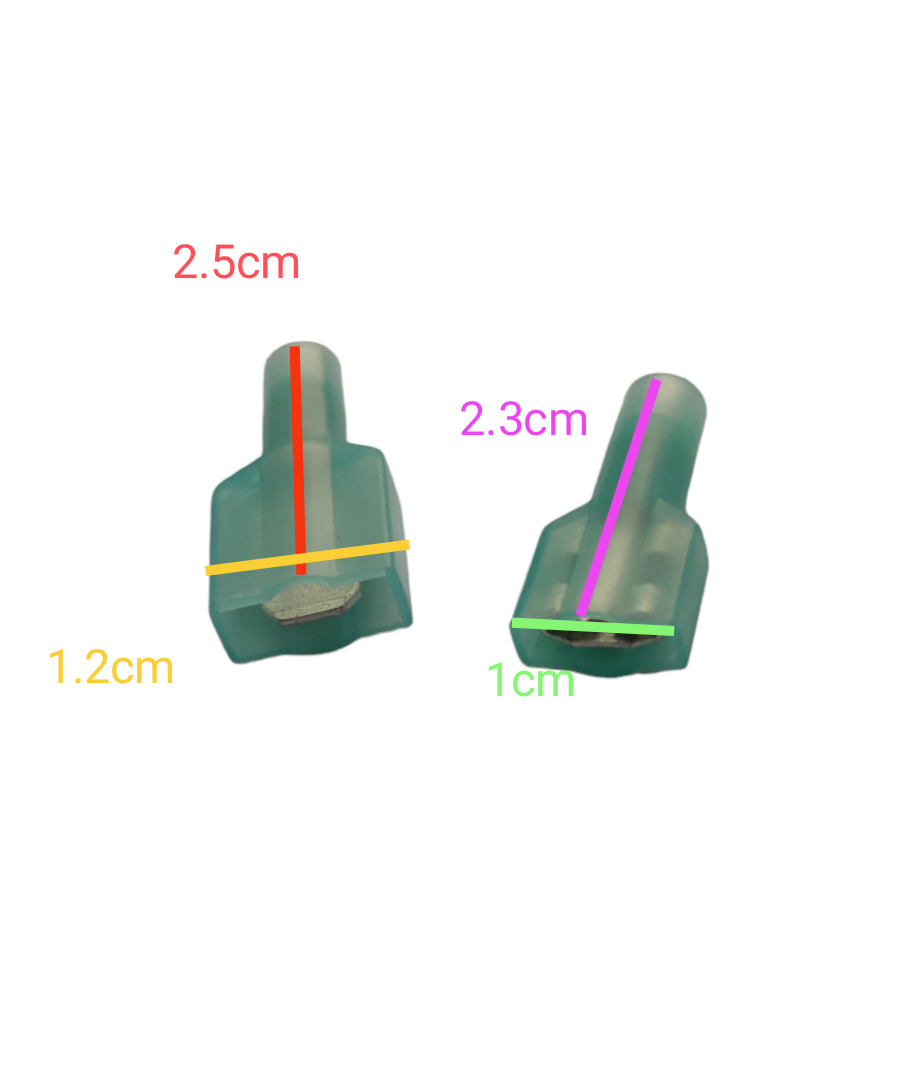 Insulated Terminal Lug Connector Male / Female ( 10PCS)