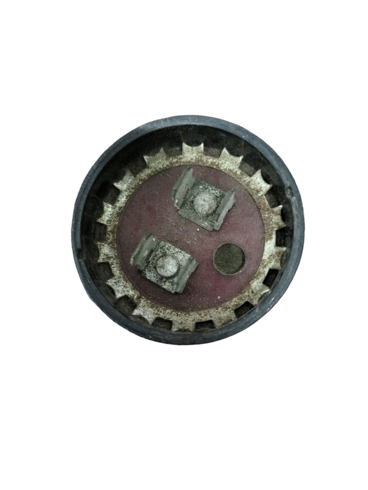 CDE Capacitor 300-360 MFD 110-125V electrical component terminal close-up view