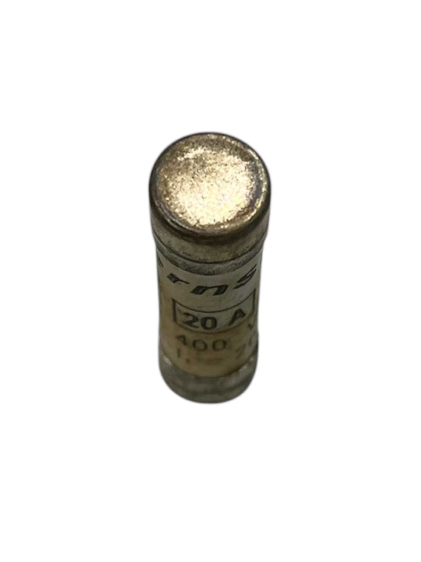 Close-up of a Ceramic Fuse 20A 400v 8x31mm electrical component from China