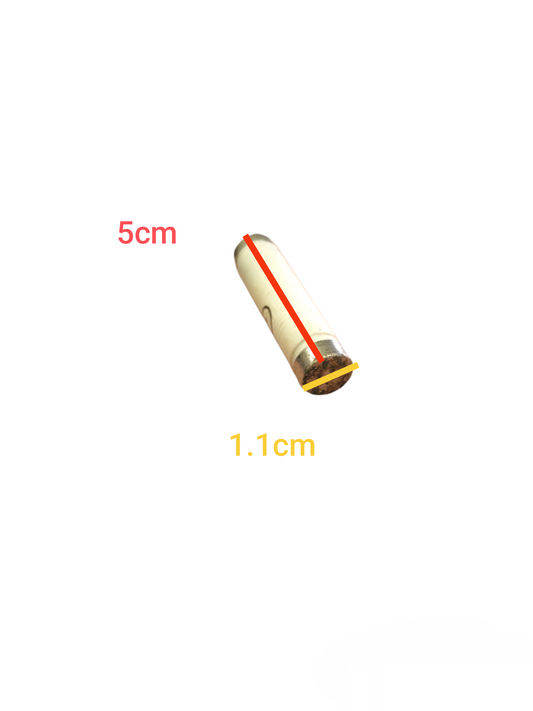 Ceramic Fuse E16 500V electrical component with 5cm length and 1.1cm diameter for circuit protection