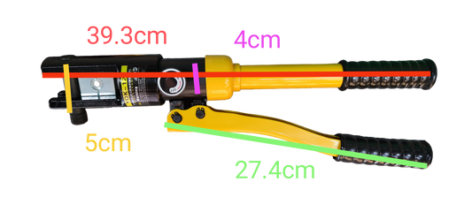 Grippes Crimper Pliers for Terminal Lugs 10mm - 120mm ( YQK-120), Hydraulic Crimping Tool for Terminal Lugs
