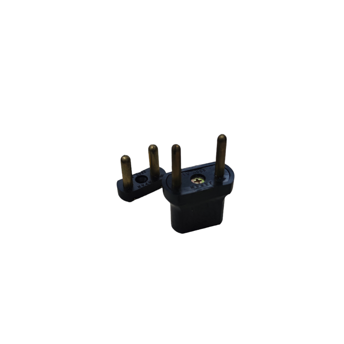 Japan made adapter pins for Wires Leads Changing Pin 0.4cm to 0.5cm with black plastic casing