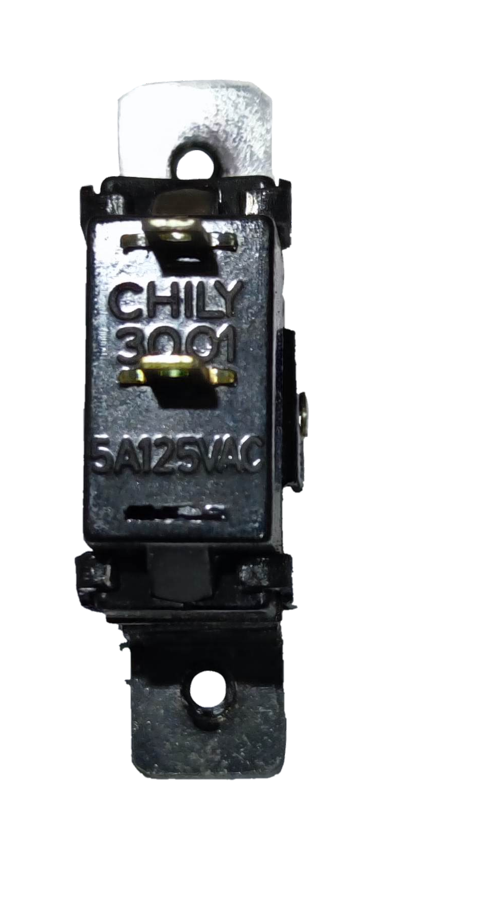 CHILY Rocker Switch With Bracket metal component rated 5A125V for power points and plugs
