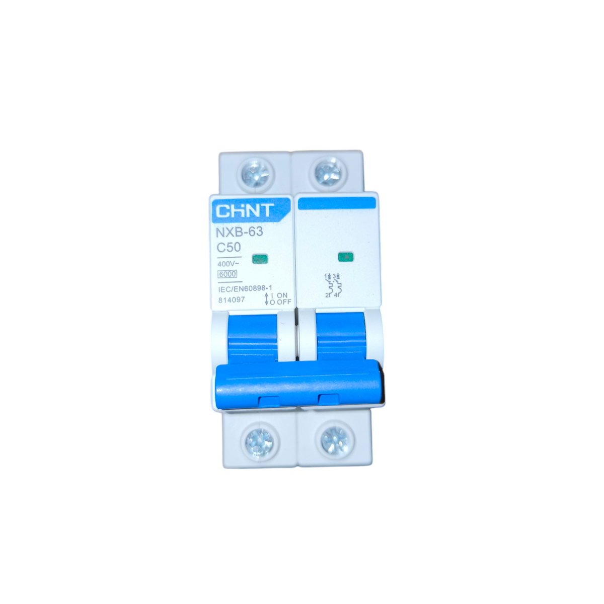 Chint 50A 2P circuit breaker for efficient electrical protection and safety in residential circuits