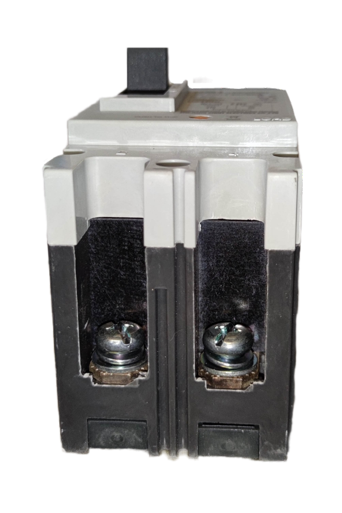 Chint 50A industrial circuit breaker with dual connection terminals and durable design for electrical safety
