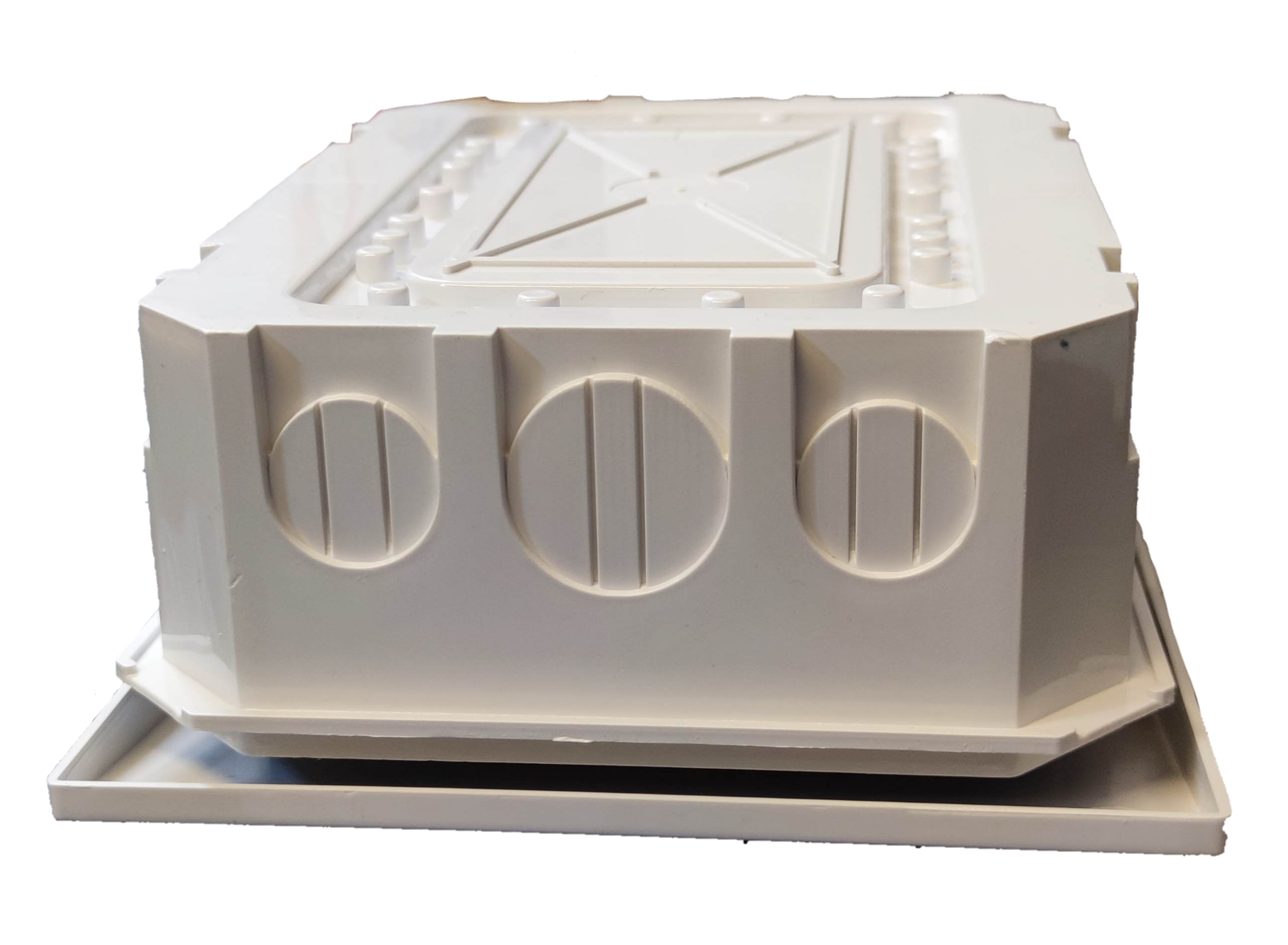 Chint 6 Ways Distribution Box with BusBar in white electrical enclosure for circuit protection