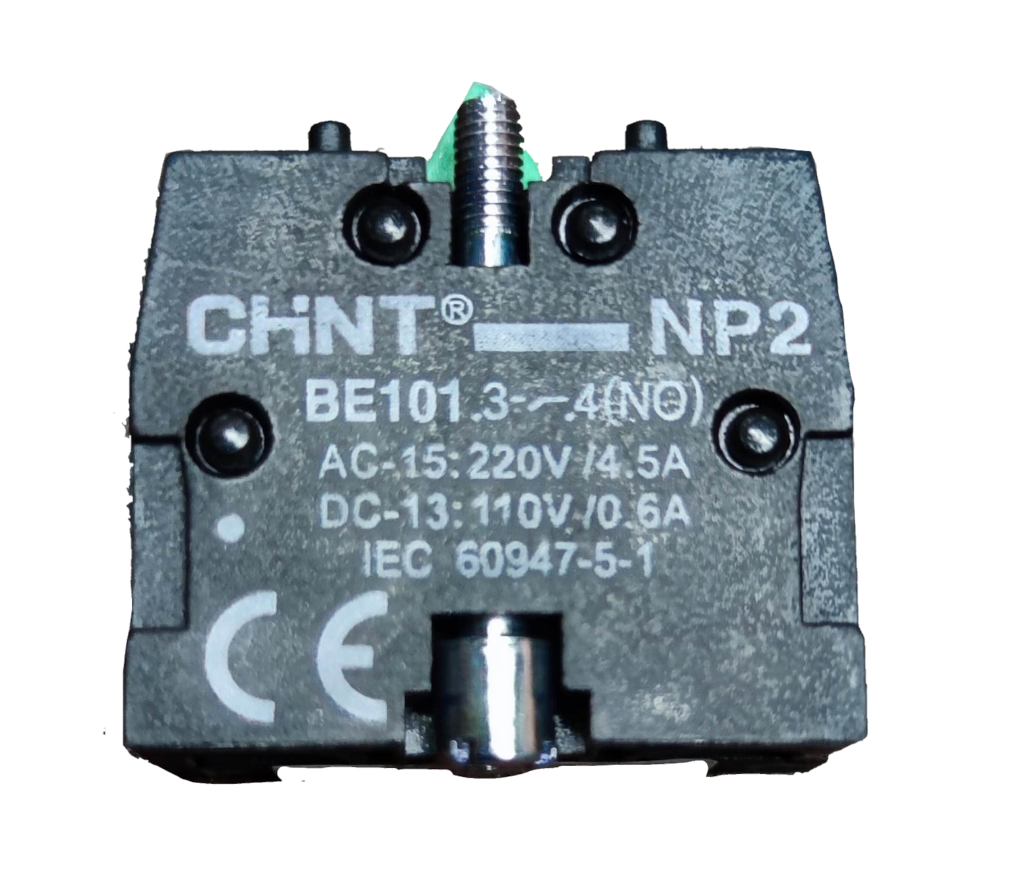 Chint auxiliary contact block 220v black electrical component for power points and switches