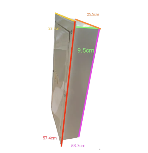Chint electrical panel board for home with dimensions 57.4cm by 25.5cm for residential use