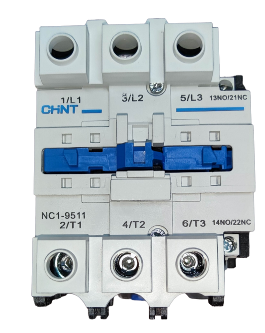 Chint Magnetic Contactor 110A 220V 1 NC-1NO white electrical switch device