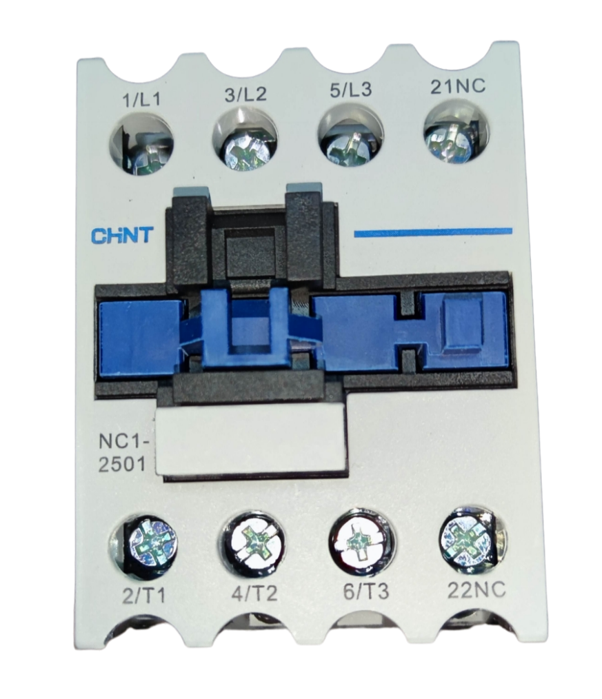 Chint industrial contactor 440V NC1-2501 for reliable electrical control with multiple terminals