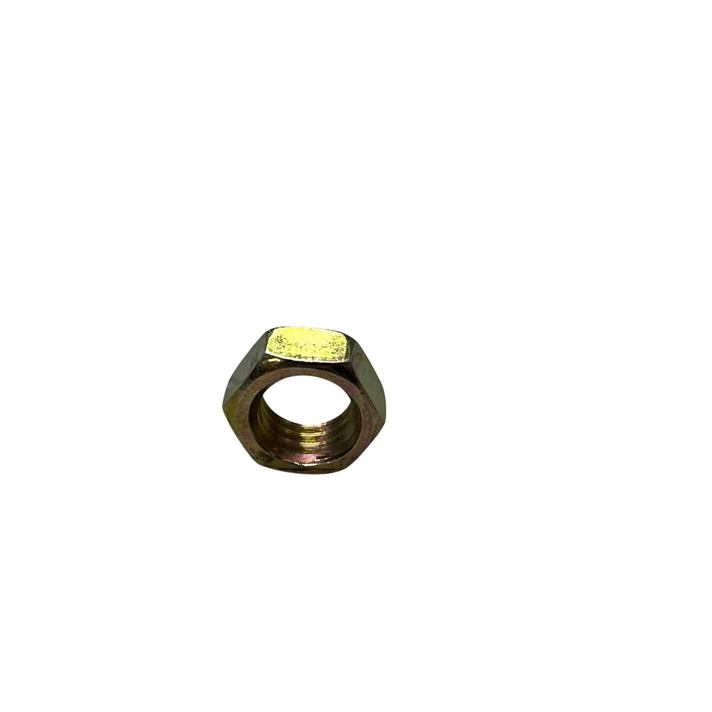 10mm x 35mm chrome gold bolt with a sturdy hexagonal shape for secure fastening