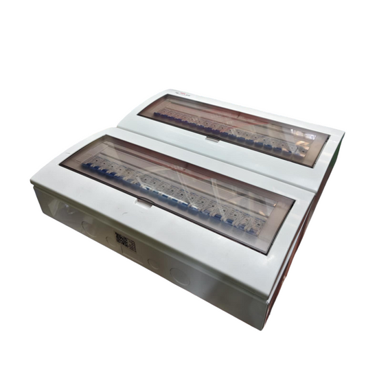 Circuit Breaker with 35 Branches EB1C 1 Pole electrical panel by Chint and ZY with protective transparent covers