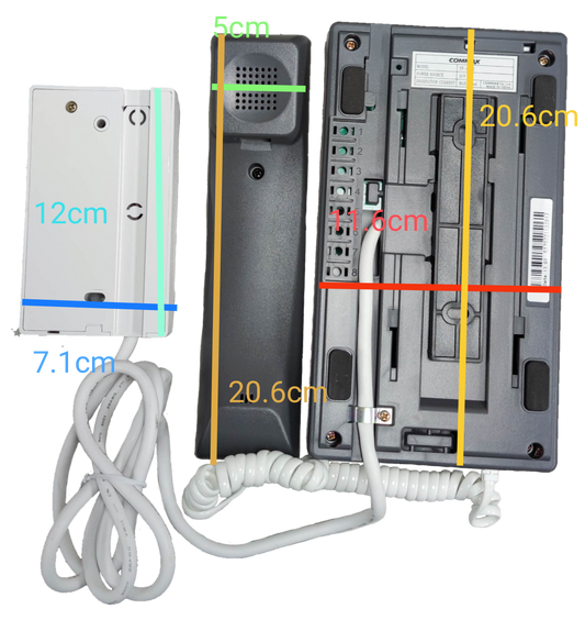Commax 12 Station Intercom Master Unit with clear interface and adjustable features for secure communication