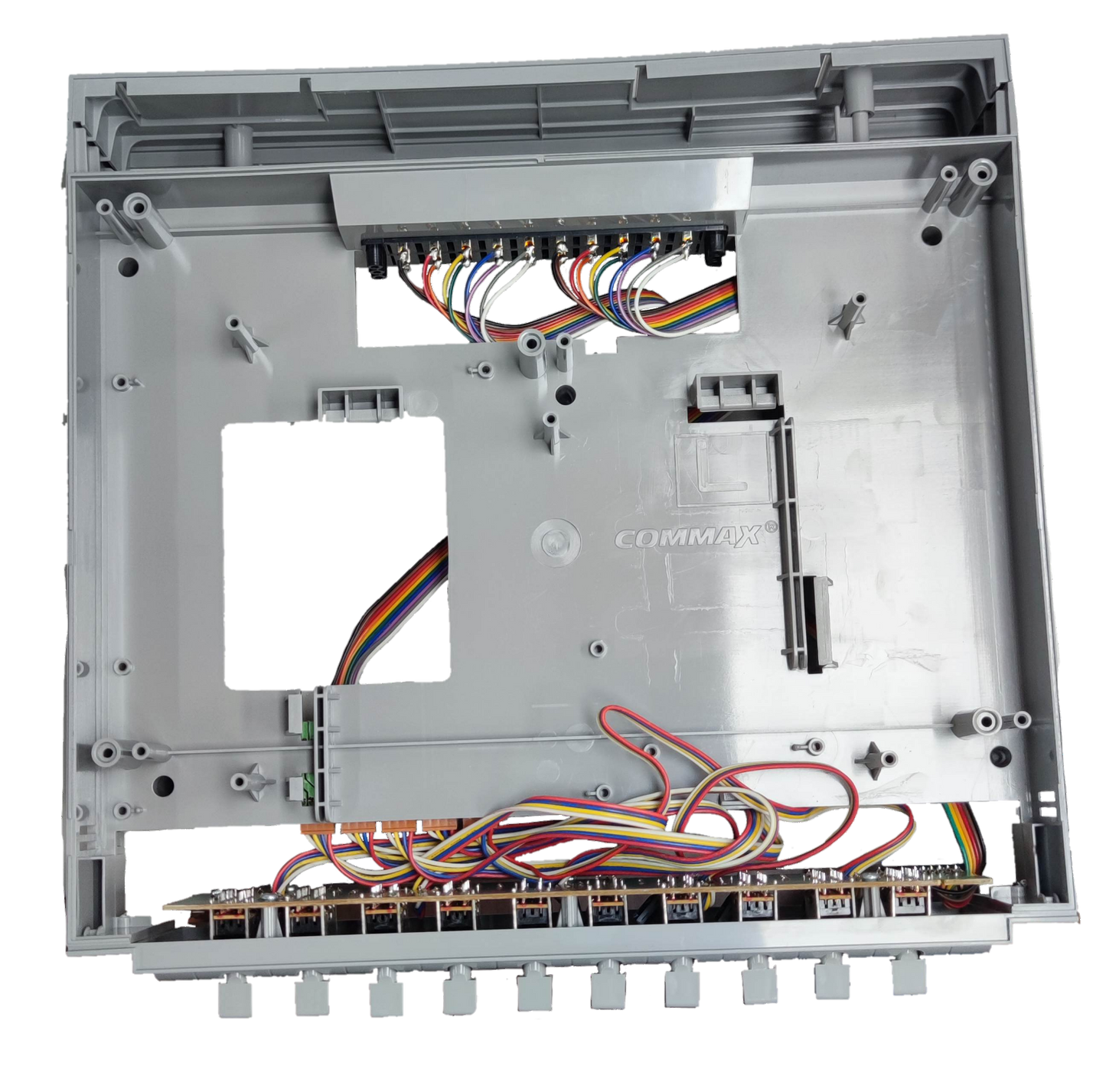 Commax Expansion Unit 10 Station for CLS-10T with internal wiring and connection ports for security systems