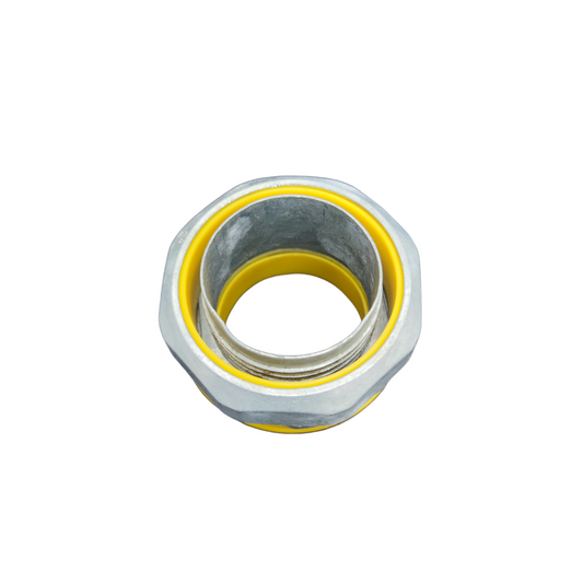 Liquid tight straight connector for secure and durable piping applications