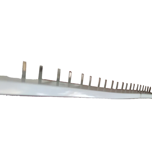 Grippes Bus Bar 2P for 2Pole 3 Module electrical circuitry part with multiple connectors in white
