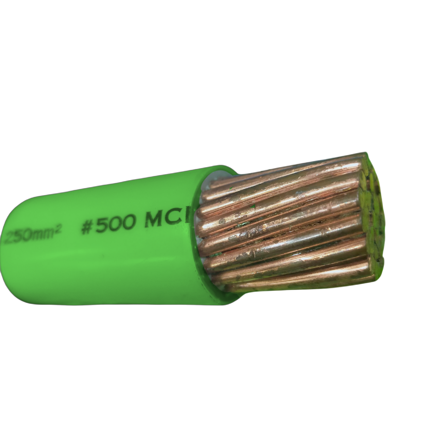 Royu electrical wire 250mm Stranded 500MCM Green heavy gauge flexible copper conductor for power distribution