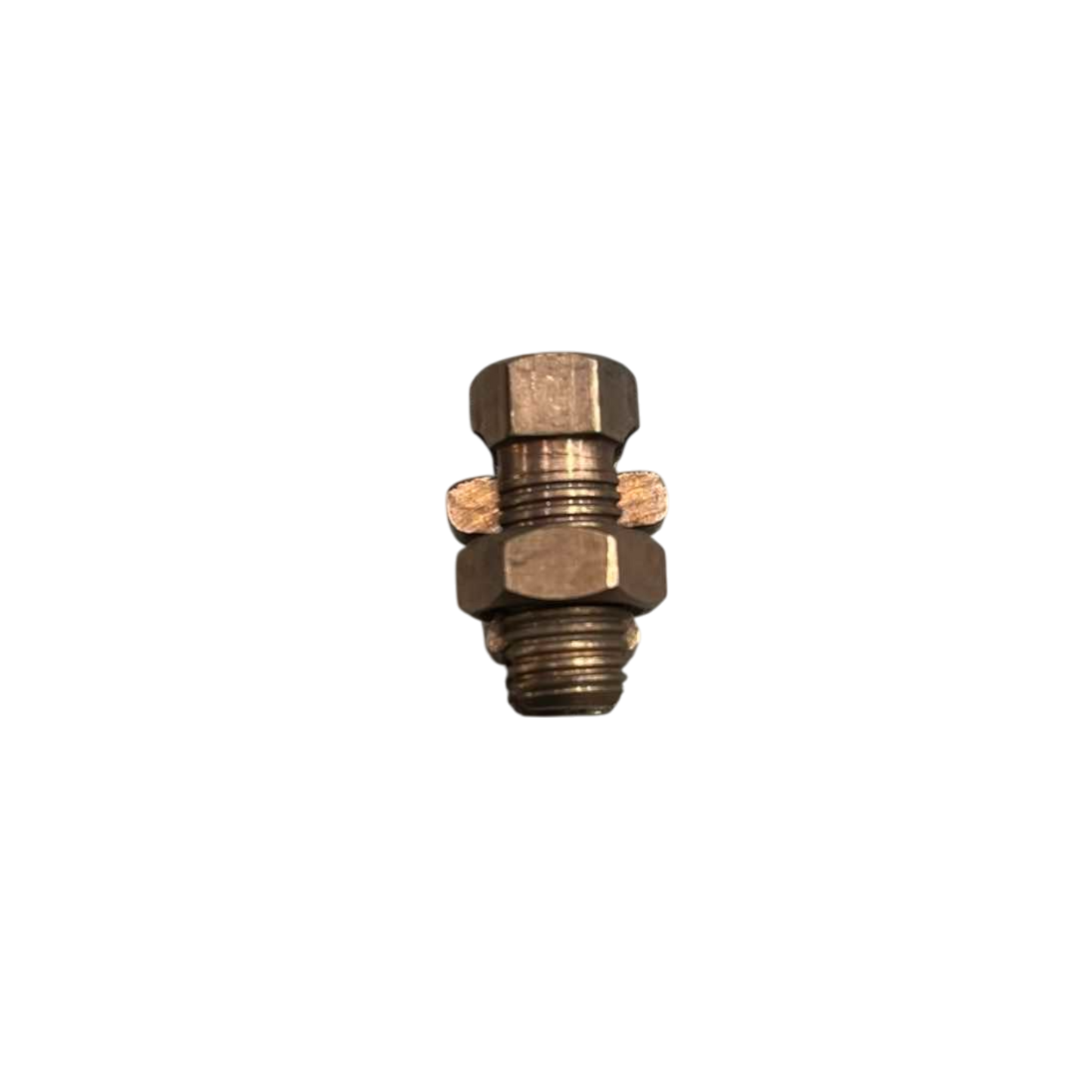 Solderless Connector 1 Bolt 1.25-8MM metal threaded stud with hex nuts for secure electrical connections
