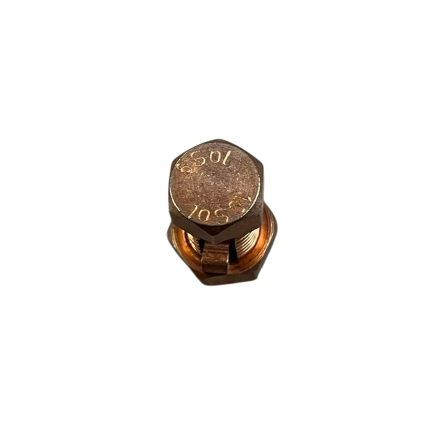 Copper Solderless Connector 1 Bolt 5.5-14MM with hex head and threaded clamp for battery and grounding cables