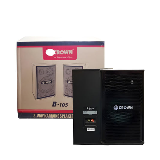 Crown 500W speaker baffle set with 3-way karaoke design for optimal sound performance