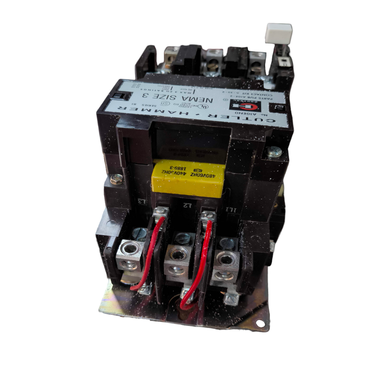 Cutler Hammer Magnetic Contactor Starter Size 3 black industrial electrical switch component