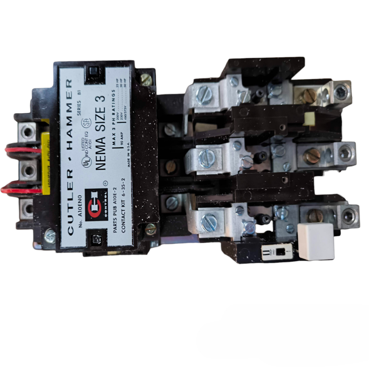 Cutler Hammer Magnetic Contactor Starter Size 3 for industrial electrical control applications