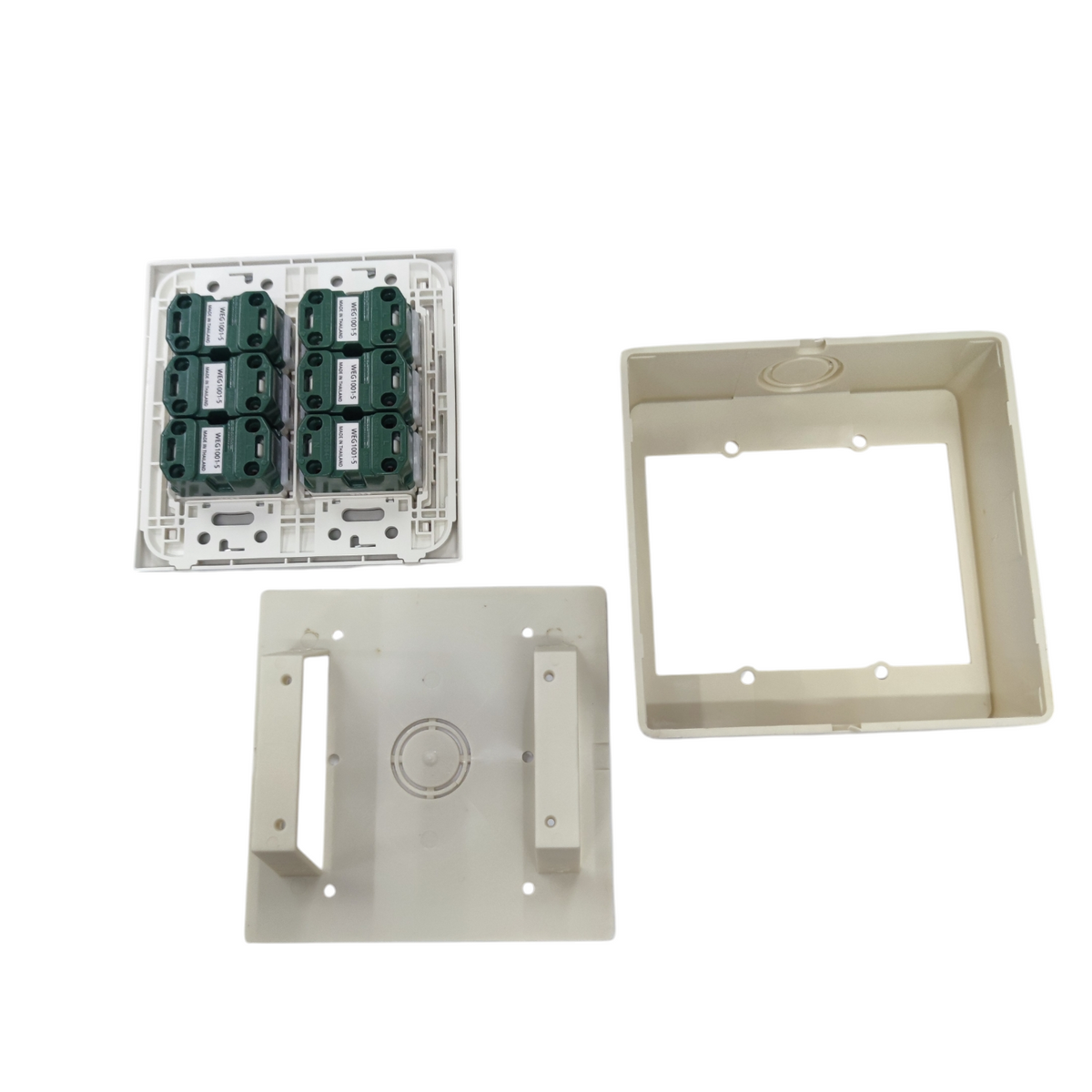 Panasonic 6 Gang Flat Pin Outlet 16A 250V with Utility Box (WEG6806+(6XWEG1001-5)+Utility Box