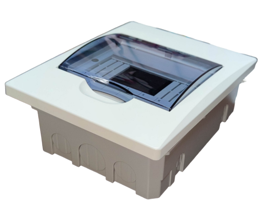 Omni 6 Ways Distribution Panel Box MDP-06PP Recessed Type Distribution Panel for Miniature Circuit Breaker