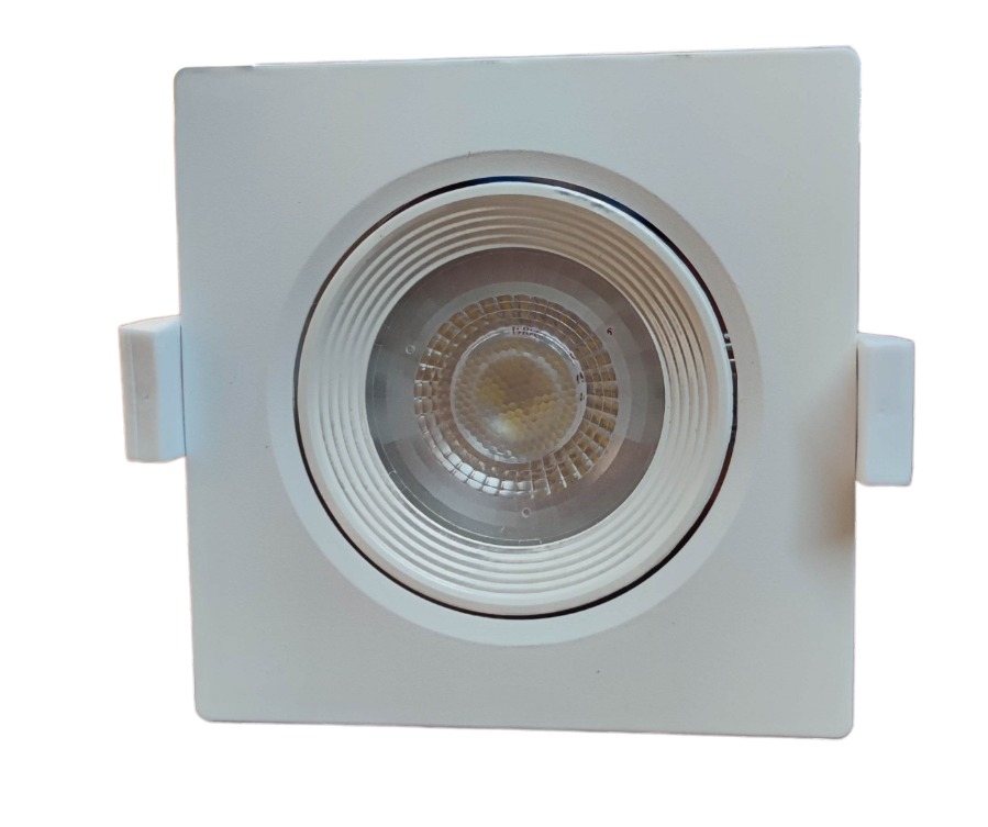 Ecolum 5W LED Tiltable Recessed Downlight Daylight 6500K 220V 3.5 Inches