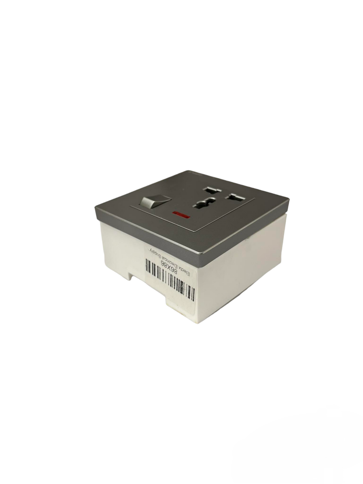 Opple Universal Outlet with Ground 16A 220V with Indicator and Switch Control and Utility Box Gray 16A 220V F021691A 86 x 86