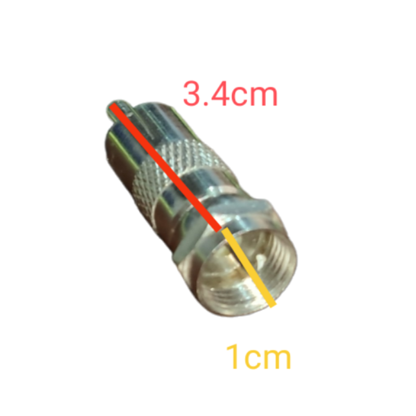Local RCA Connector Male Plug to Female Plug