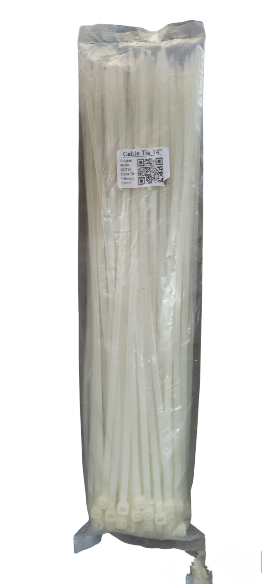 Grippes 14" Cable Tie (100PCS) Available In Black or White