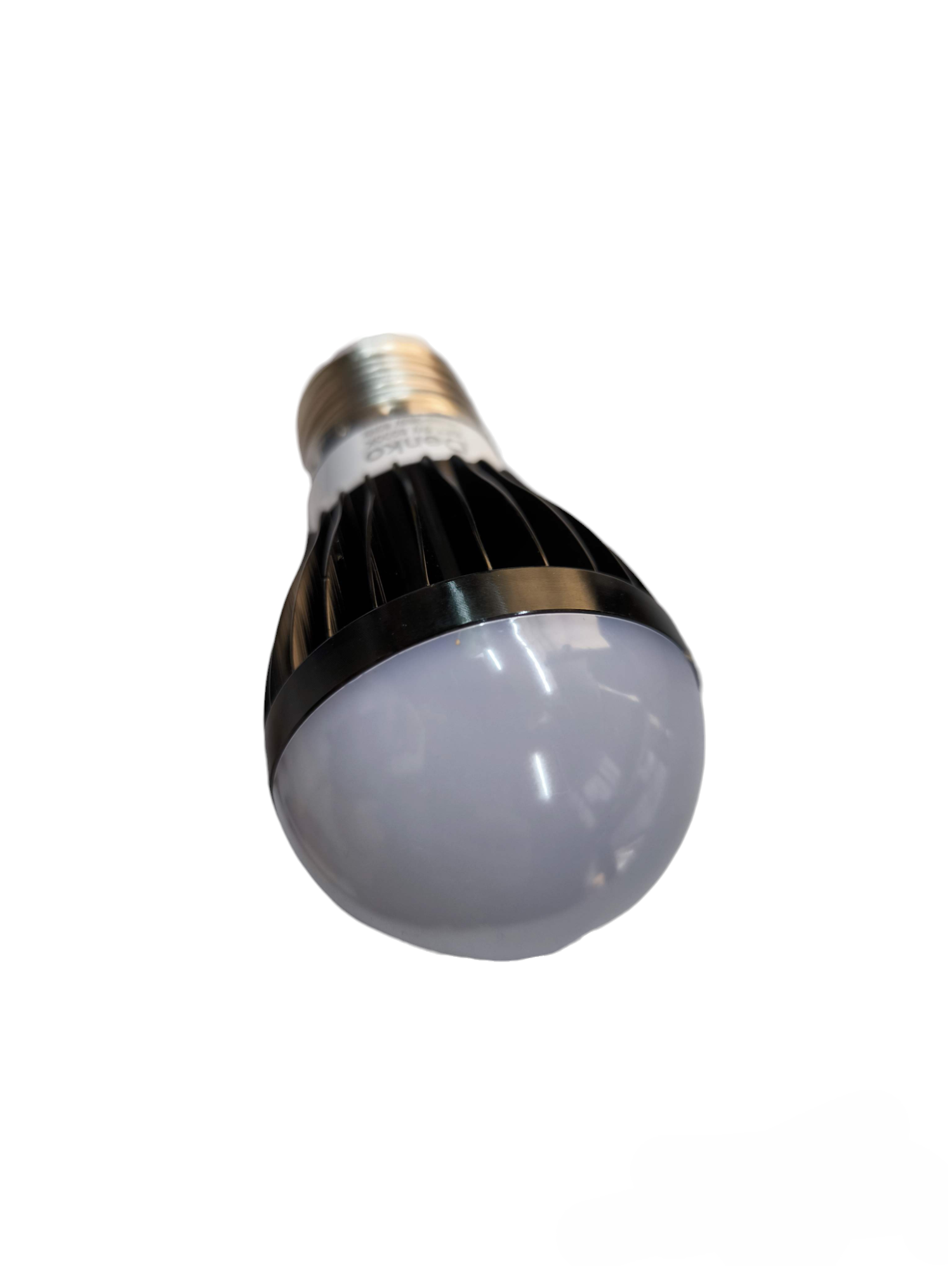 Denko 5W LED bulb E27 220V with black heat sink and white diffuser for energy-efficient lighting
