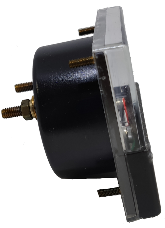 Denko DC volt panel meter with clear front and sturdy mounting for accurate voltage readings