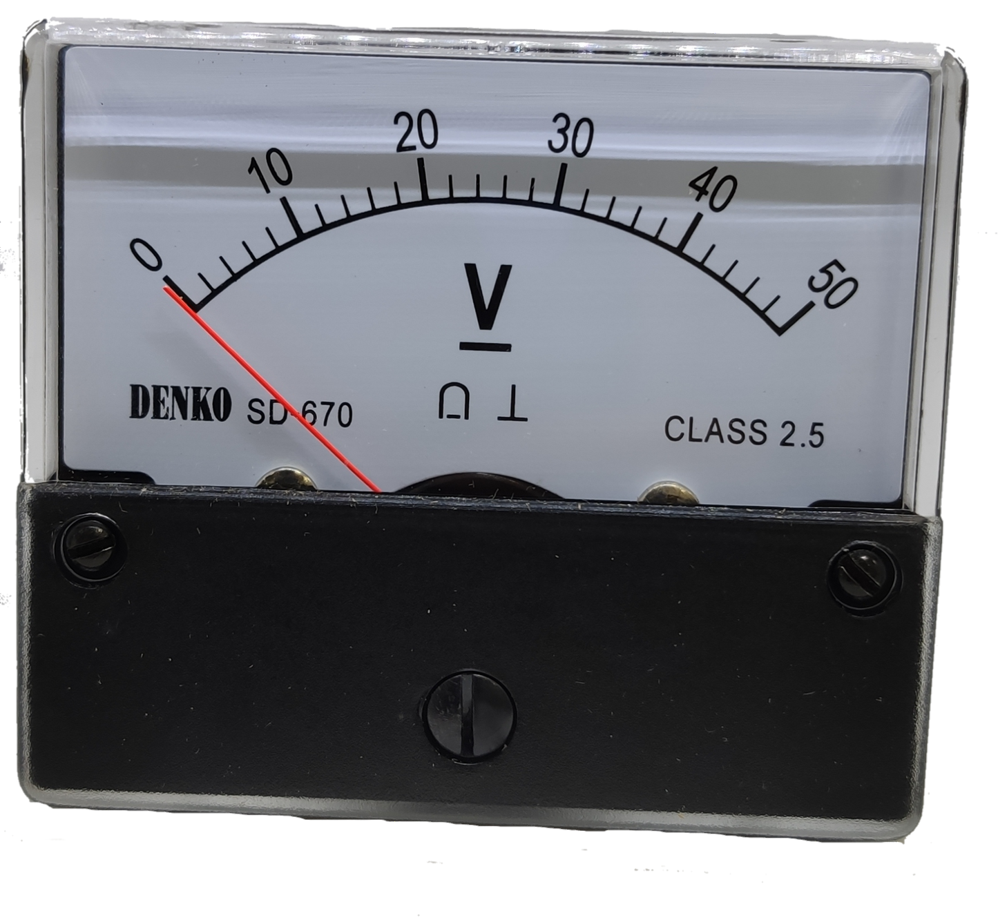 Denko Panel Meter 50V DC 60x70mm