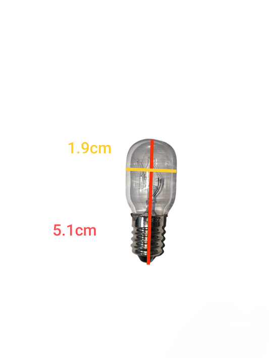 Denko E14 7W machine bulb incandescent small clear glass bulb with metal base